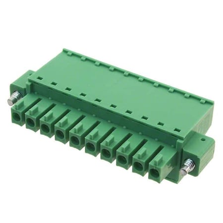 Fci Vm-3.81-10P Green With Flange - Zinc Steel Stamping Clamp Contact With Bright Tin Plated Y/C 20020012-D101B01LF